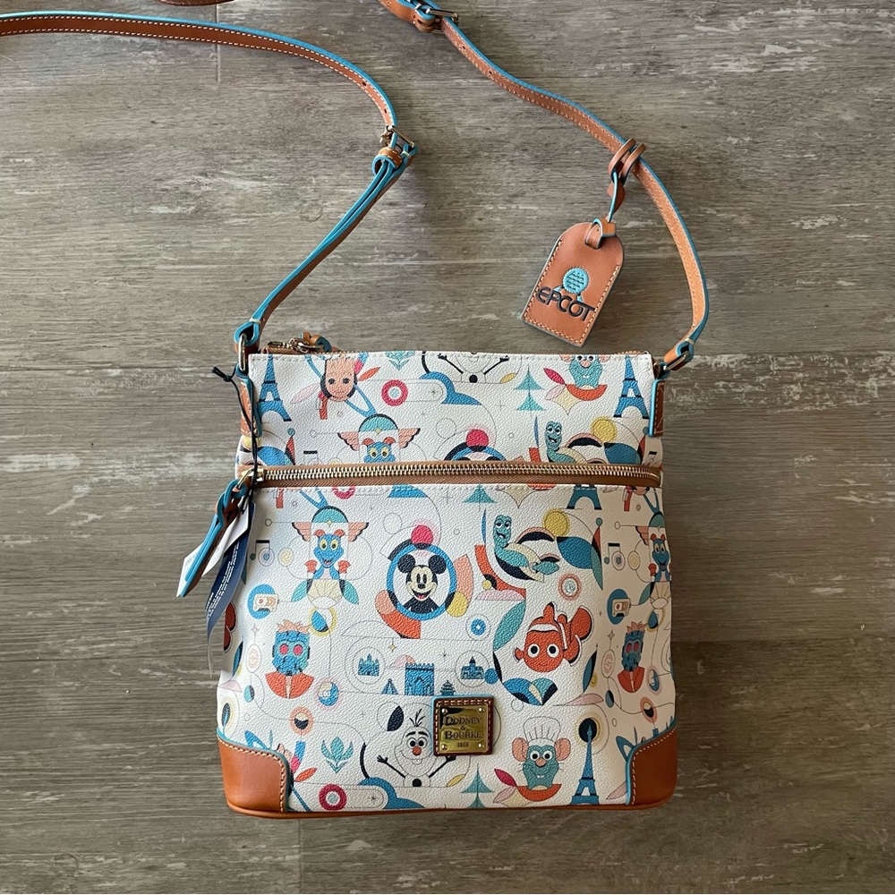 NWT Disney Dooney and Bourke Epcot Re-imagined Crossbody Bag Purse 2023/2024